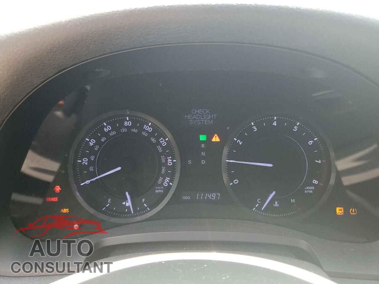 LEXUS IS 2011 - JTHFF2C27B2520557