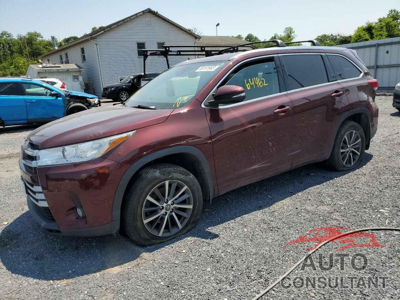 TOYOTA HIGHLANDER 2018 - 5TDJZRFH1JS904966