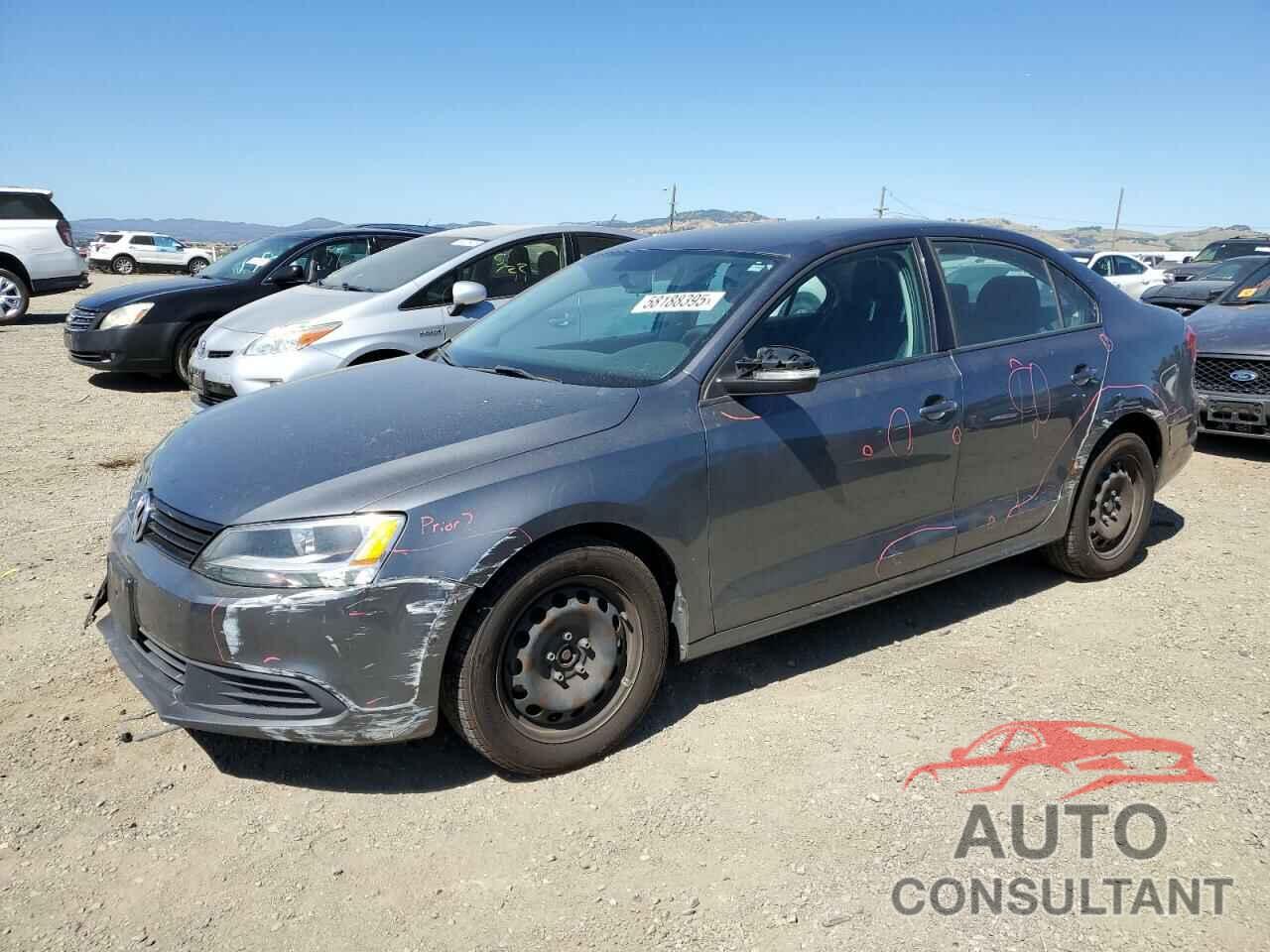 VOLKSWAGEN JETTA 2012 - 3VWDP7AJ6CM332214