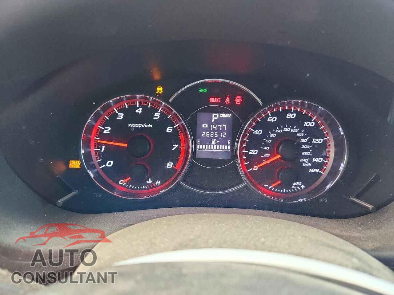 SUBARU FORESTER 2011 - JF2SHAGC5BH720486