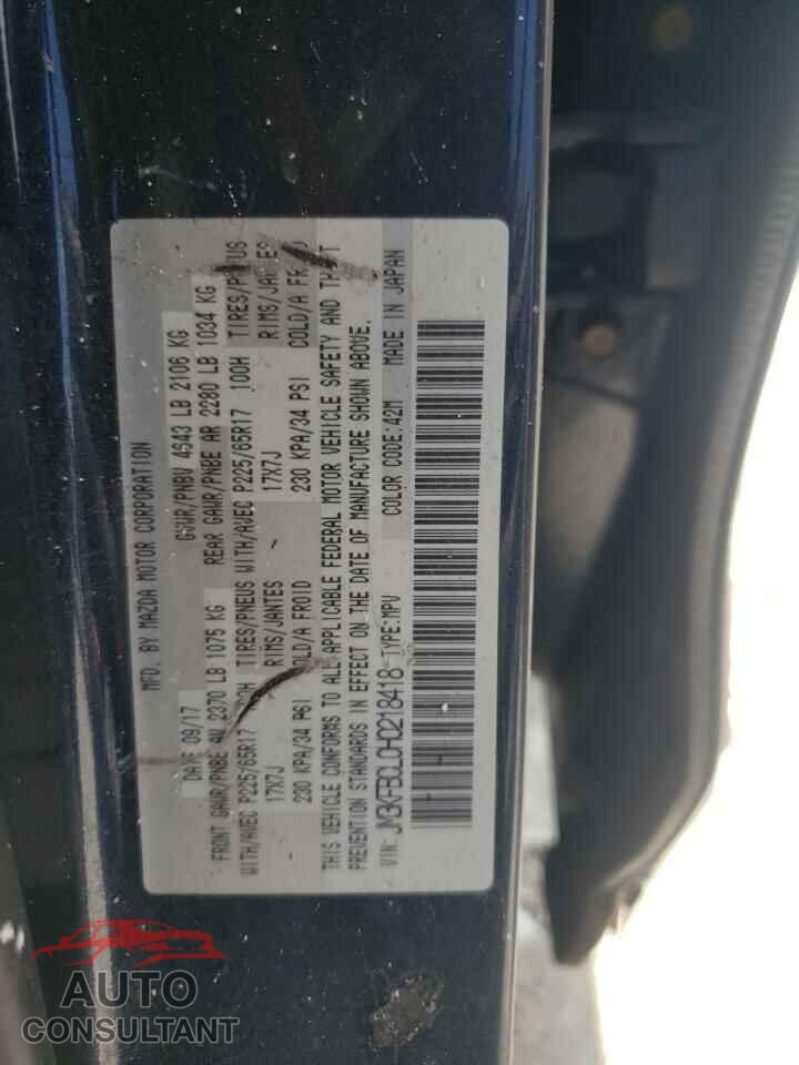 MAZDA CX-5 2017 - JM3KFBCL0H0218418