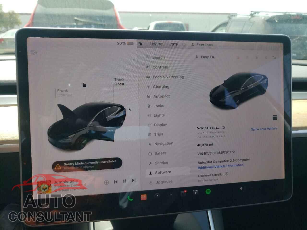 TESLA MODEL 3 2018 - 5YJ3E1EB8JF130772