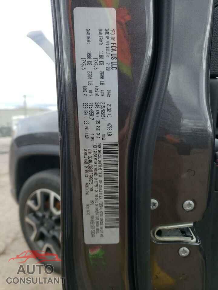 JEEP COMPASS 2020 - 3C4NJDDB1LT208675