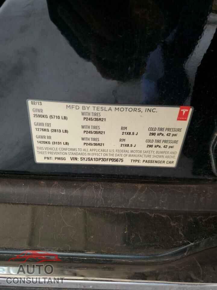 TESLA MODEL S 2013 - 5YJSA1DP3DFP05675