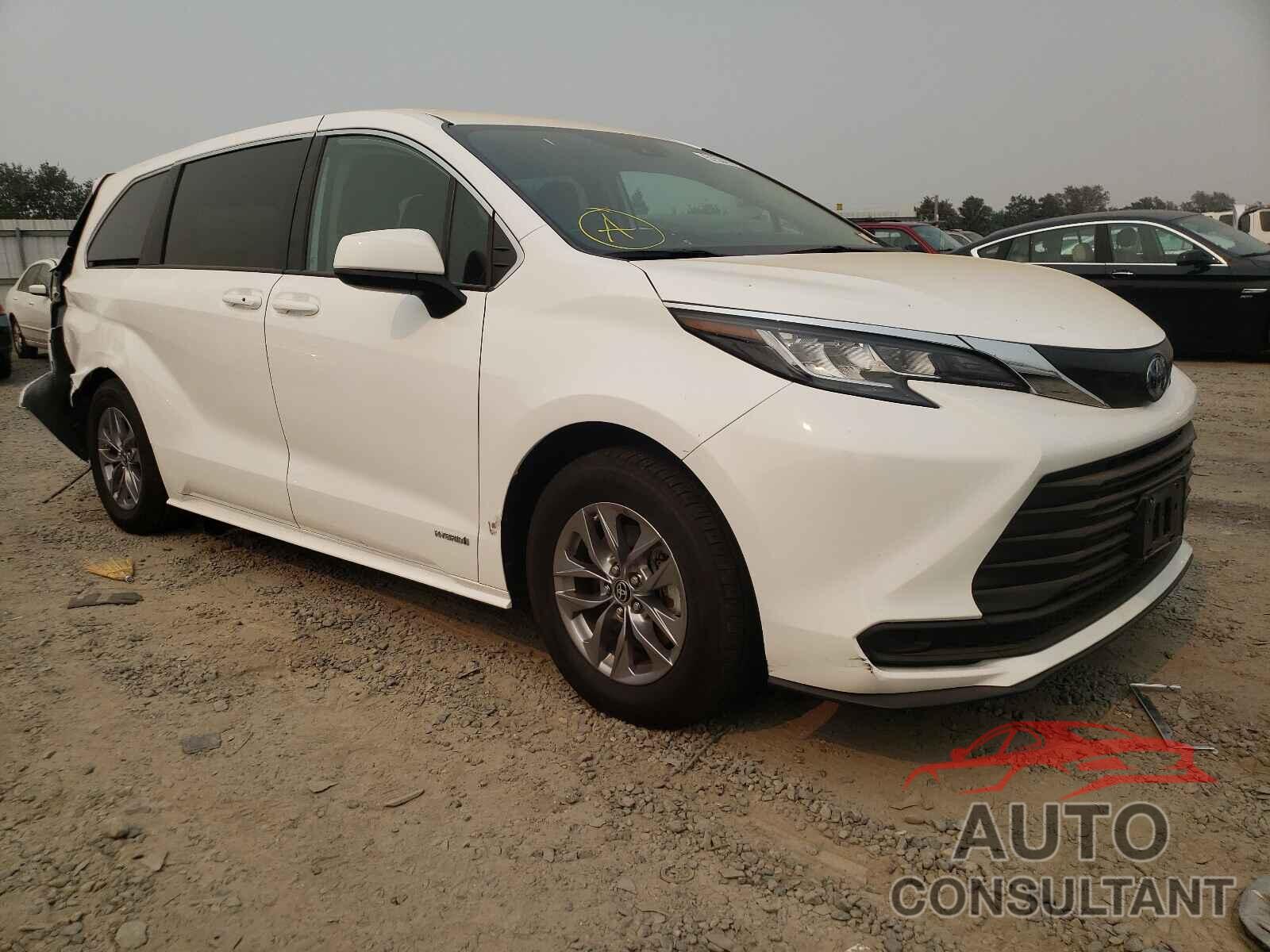 TOYOTA SIENNA 2021 - 5TDKSKFCXMS003720