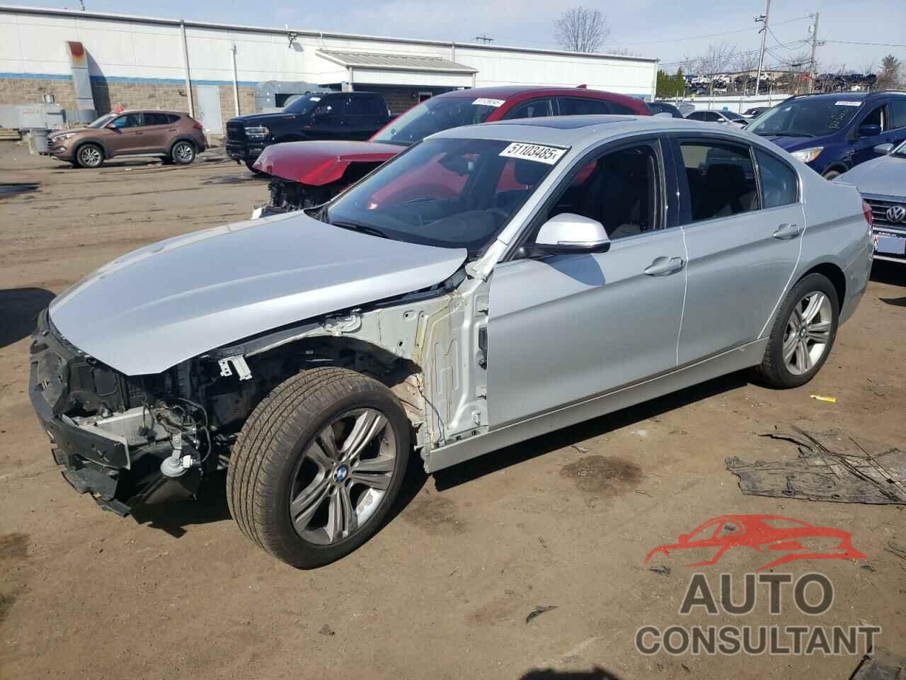 BMW 3 SERIES 2017 - WBA8D9G30HNU63098