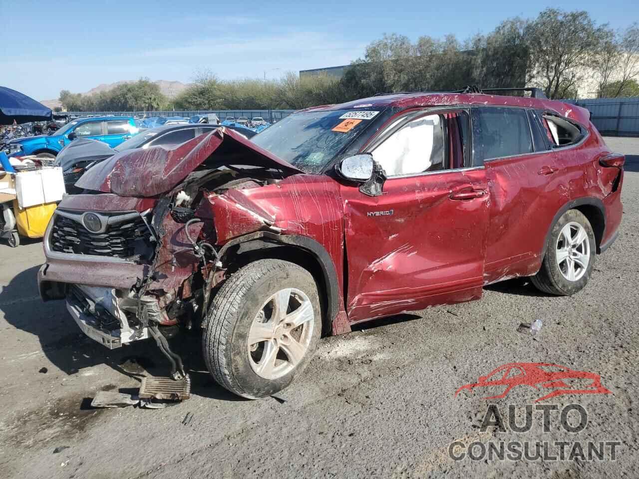 TOYOTA HIGHLANDER 2021 - 5TDZARAH5MS504849