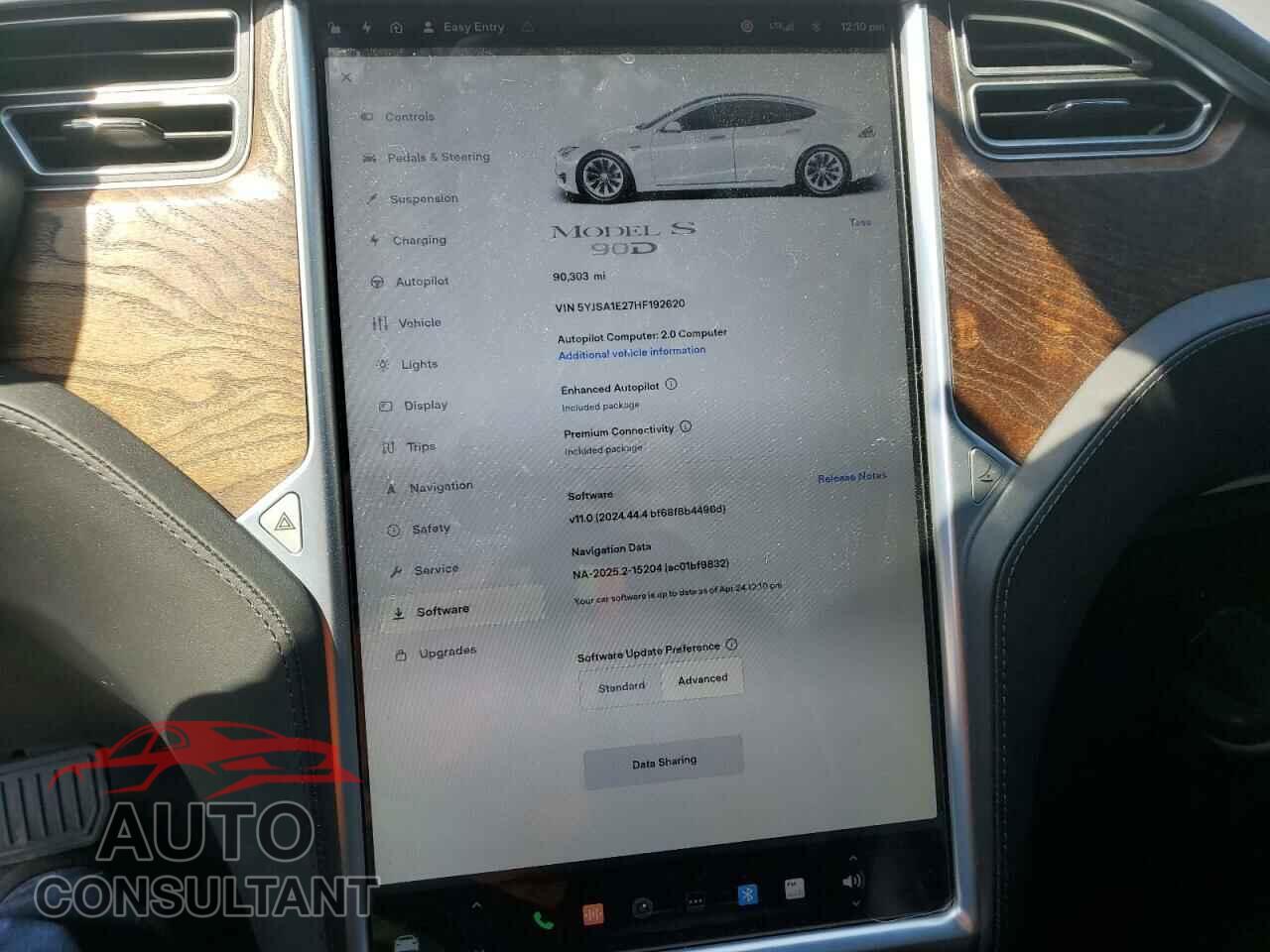 TESLA MODEL S 2017 - 5YJSA1E27HF192620