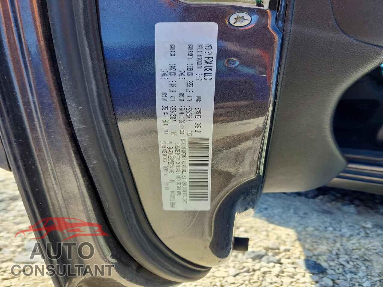 DODGE CARAVAN 2017 - 2C4RDGEG5HR716324