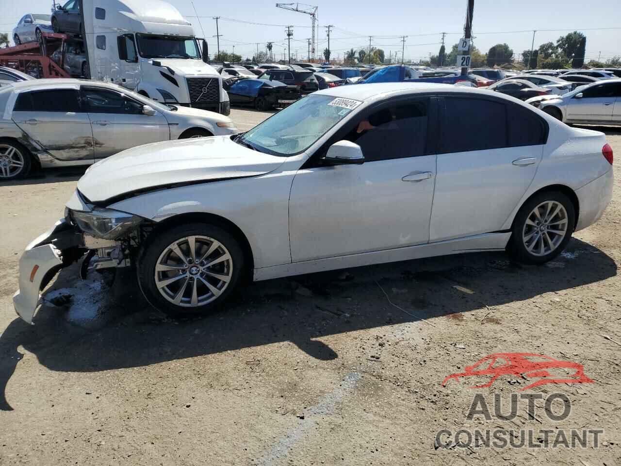 BMW 3 SERIES 2017 - WBA8E1G30HNU17348