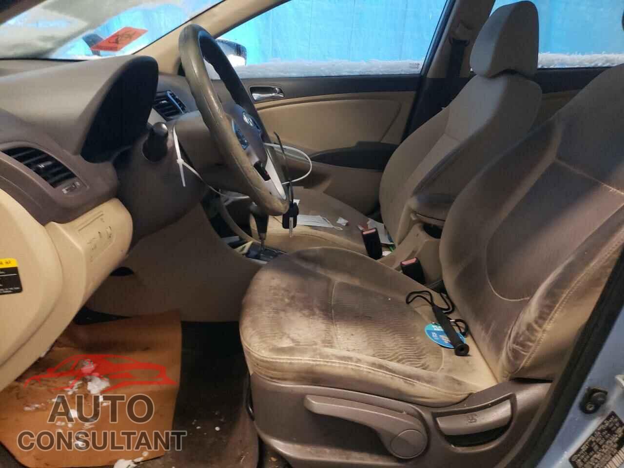 HYUNDAI ACCENT 2012 - KMHCU4AE6CU078780
