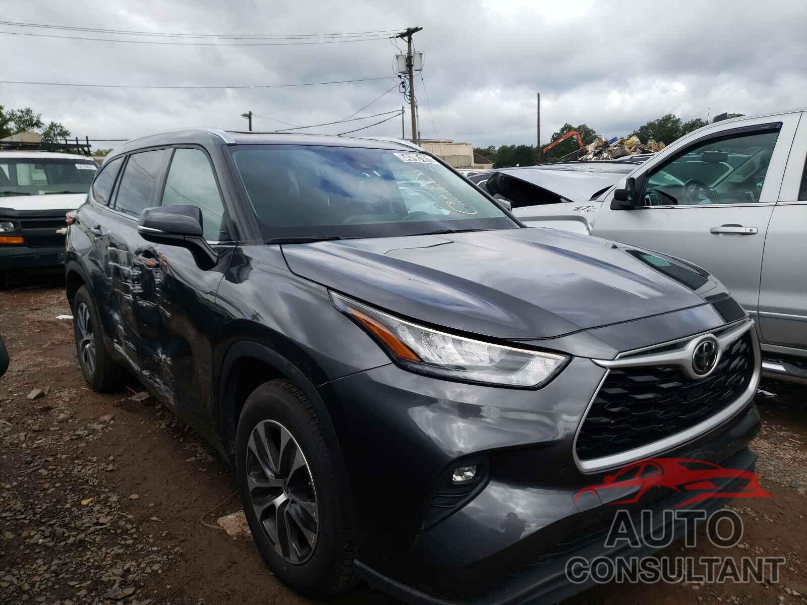 TOYOTA HIGHLANDER 2020 - 5TDGZRAH4LS009136