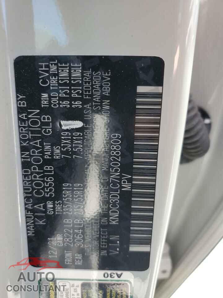 KIA EV6 LIGHT 2022 - KNDC3DLC7N5028809