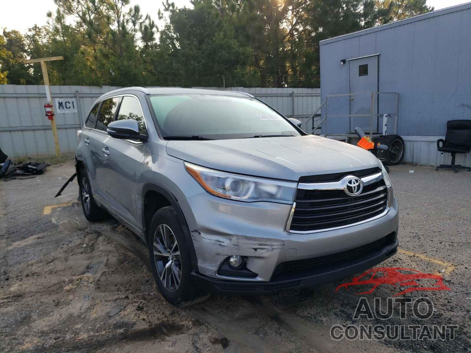 TOYOTA HIGHLANDER 2016 - 5TDKKRFH1GS164076