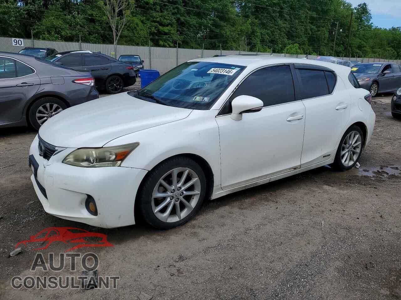 LEXUS CT 200 2012 - JTHKD5BH2C2099957