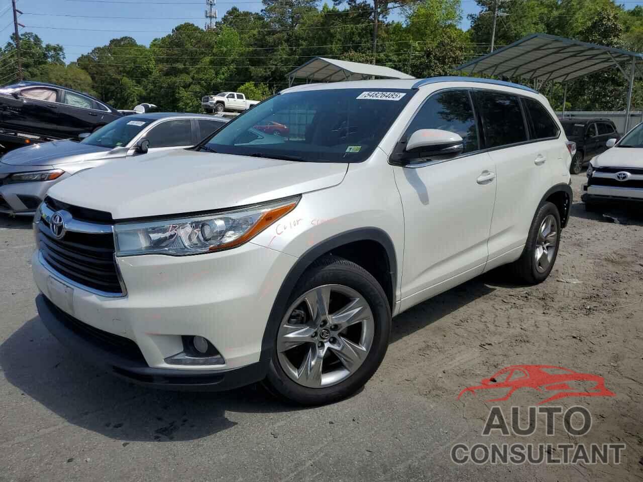 TOYOTA HIGHLANDER 2016 - 5TDDKRFH5GS226720
