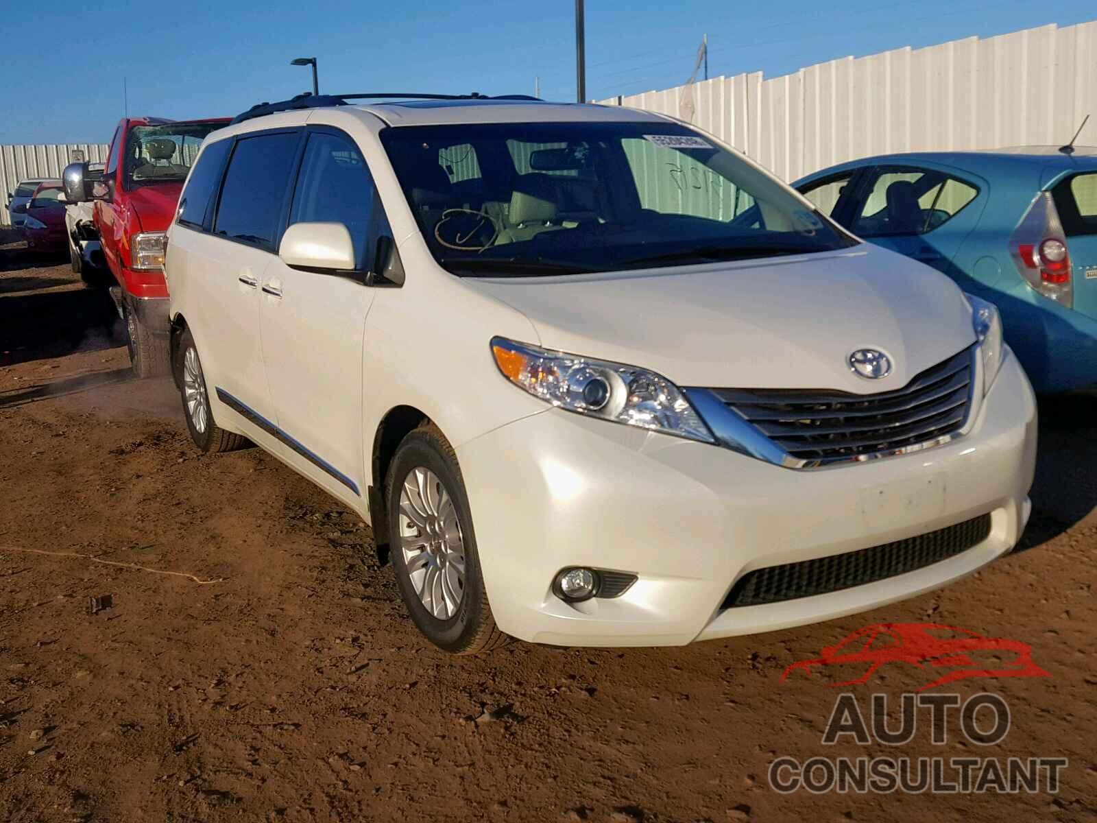 TOYOTA SIENNA XLE 2016 - 5TDYK3DC8GS732385