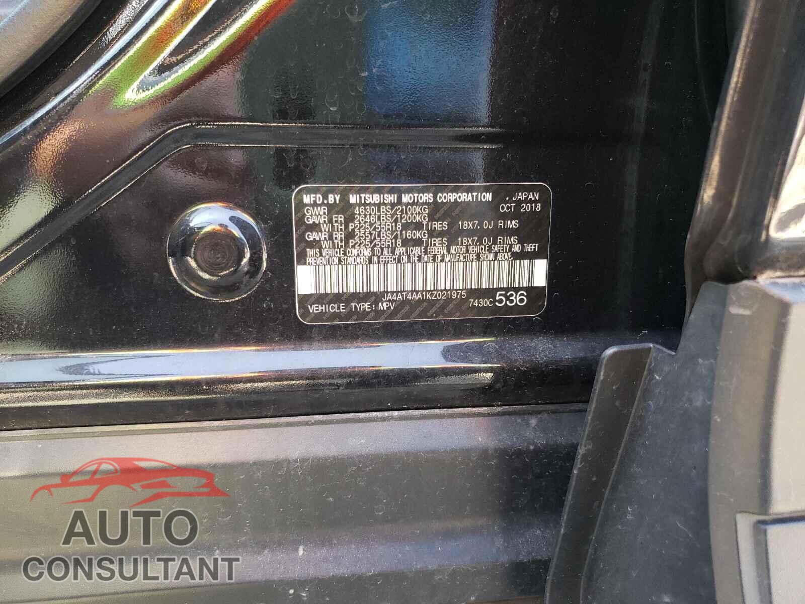 MITSUBISHI ECLIPSE 2019 - JA4AT4AA1KZ021975