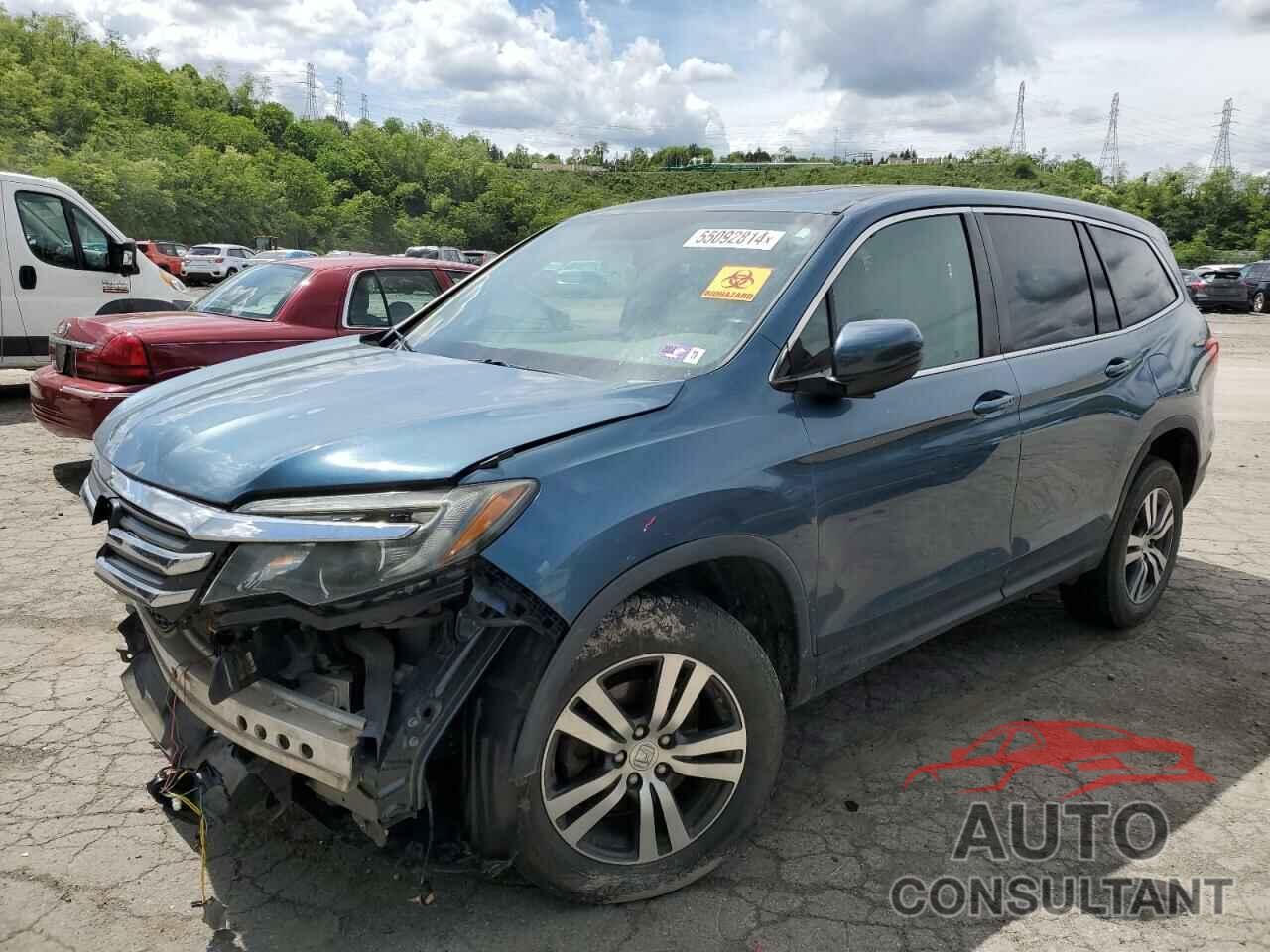 HONDA PILOT 2017 - 5FNYF6H74HB002272