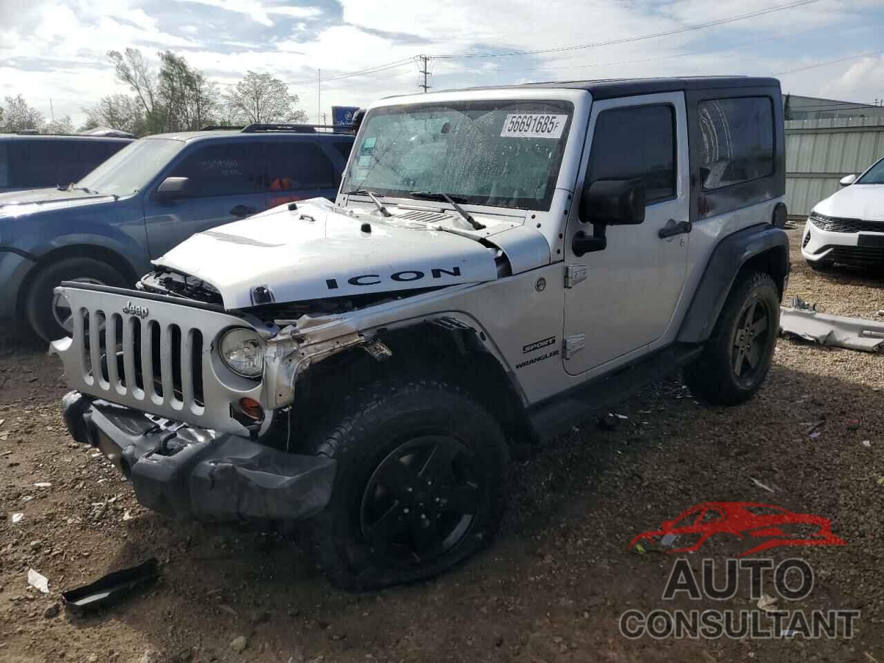 JEEP WRANGLER 2010 - 1J4GA2D10AL125455
