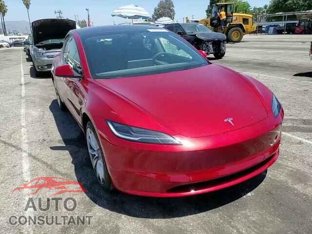 TESLA MODEL 3 2025 - 5YJ3E1EA1SF931133