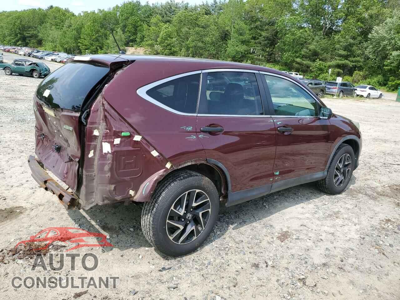 HONDA CRV 2016 - 5J6RM4H49GL054507
