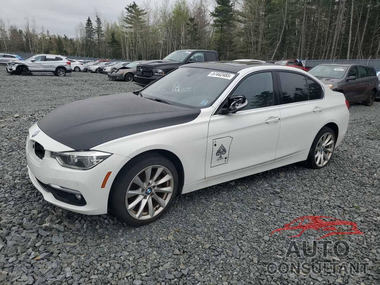 BMW 3 SERIES 2017 - WBA8D9G56HNU58828