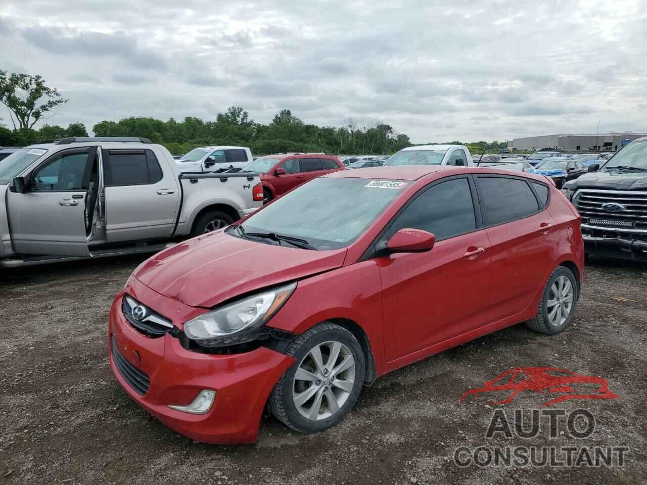 HYUNDAI ACCENT 2012 - KMHCU5AE3CU034418