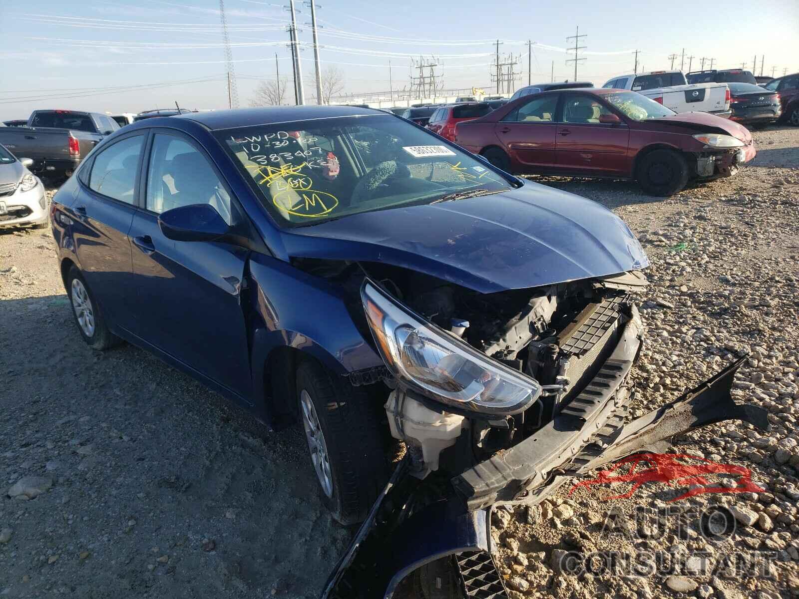 HYUNDAI ACCENT 2016 - KMHCT4AE9GU043790
