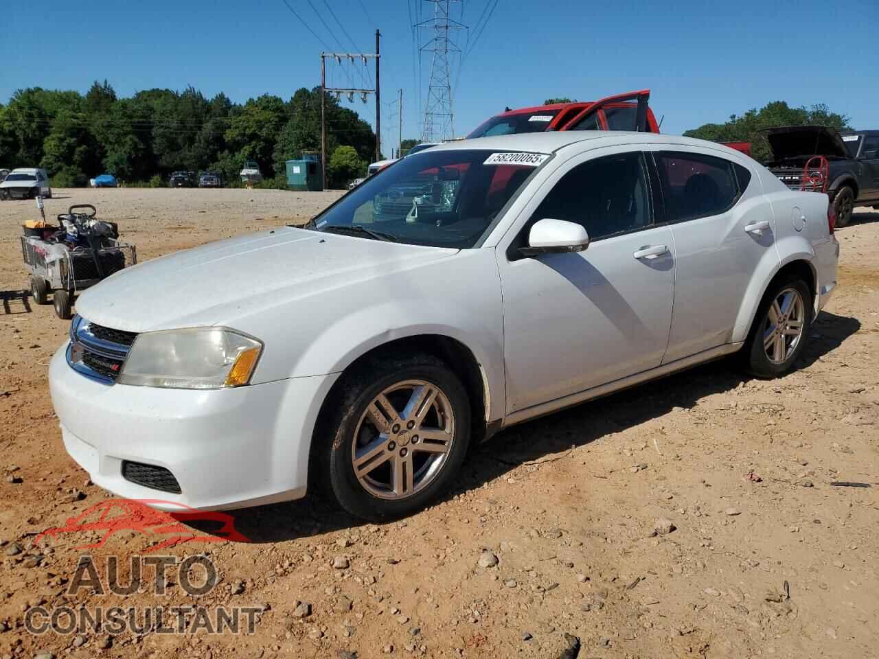 DODGE AVENGER 2012 - 1C3CDZCBXCN219529