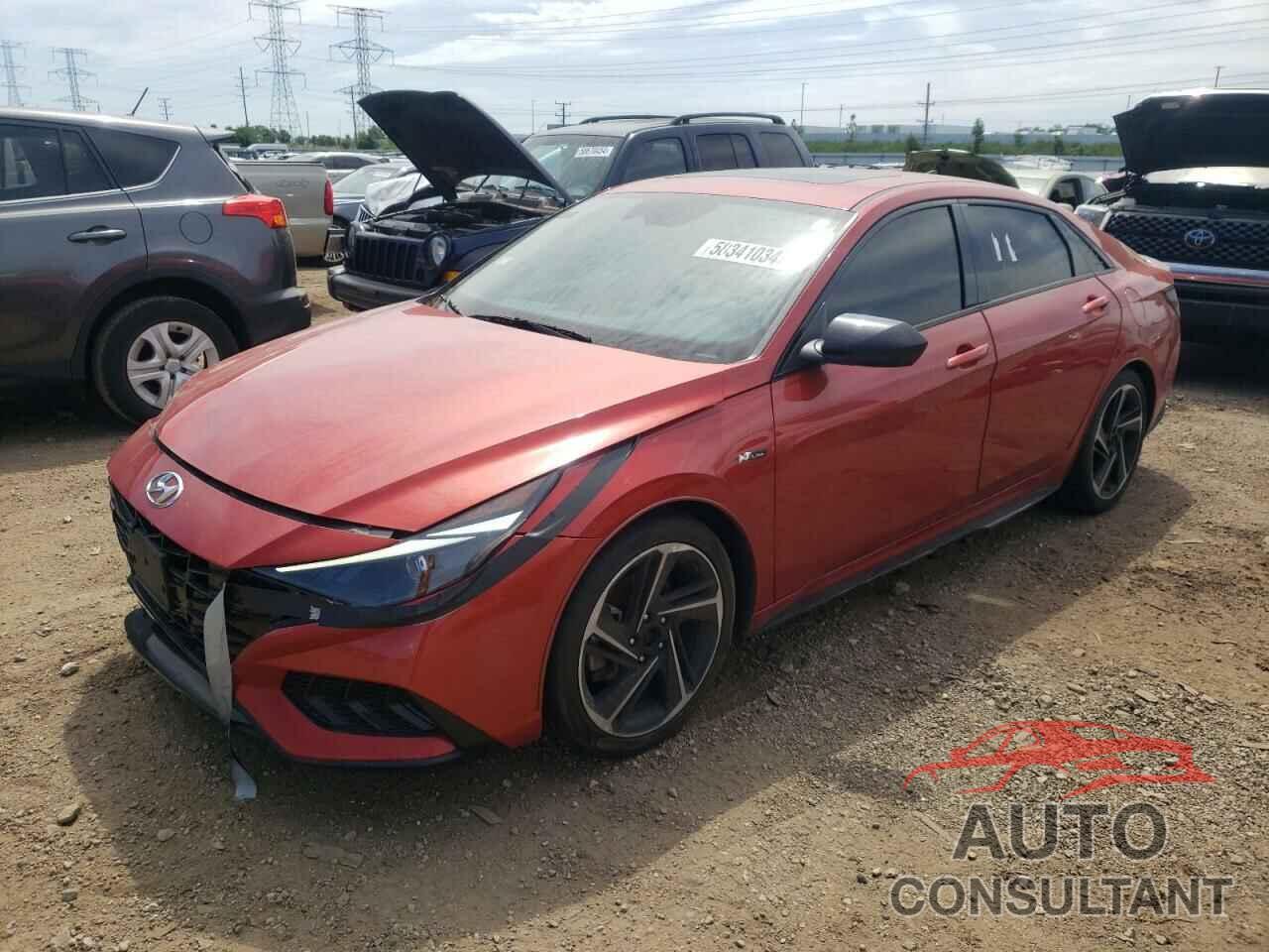HYUNDAI ELANTRA 2021 - KMHLR4AF5MU148426