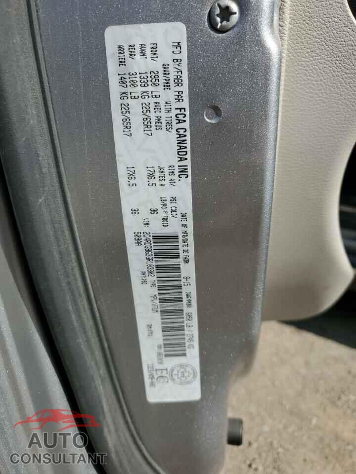 DODGE CARAVAN 2016 - 2C4RDGBG3GR103802