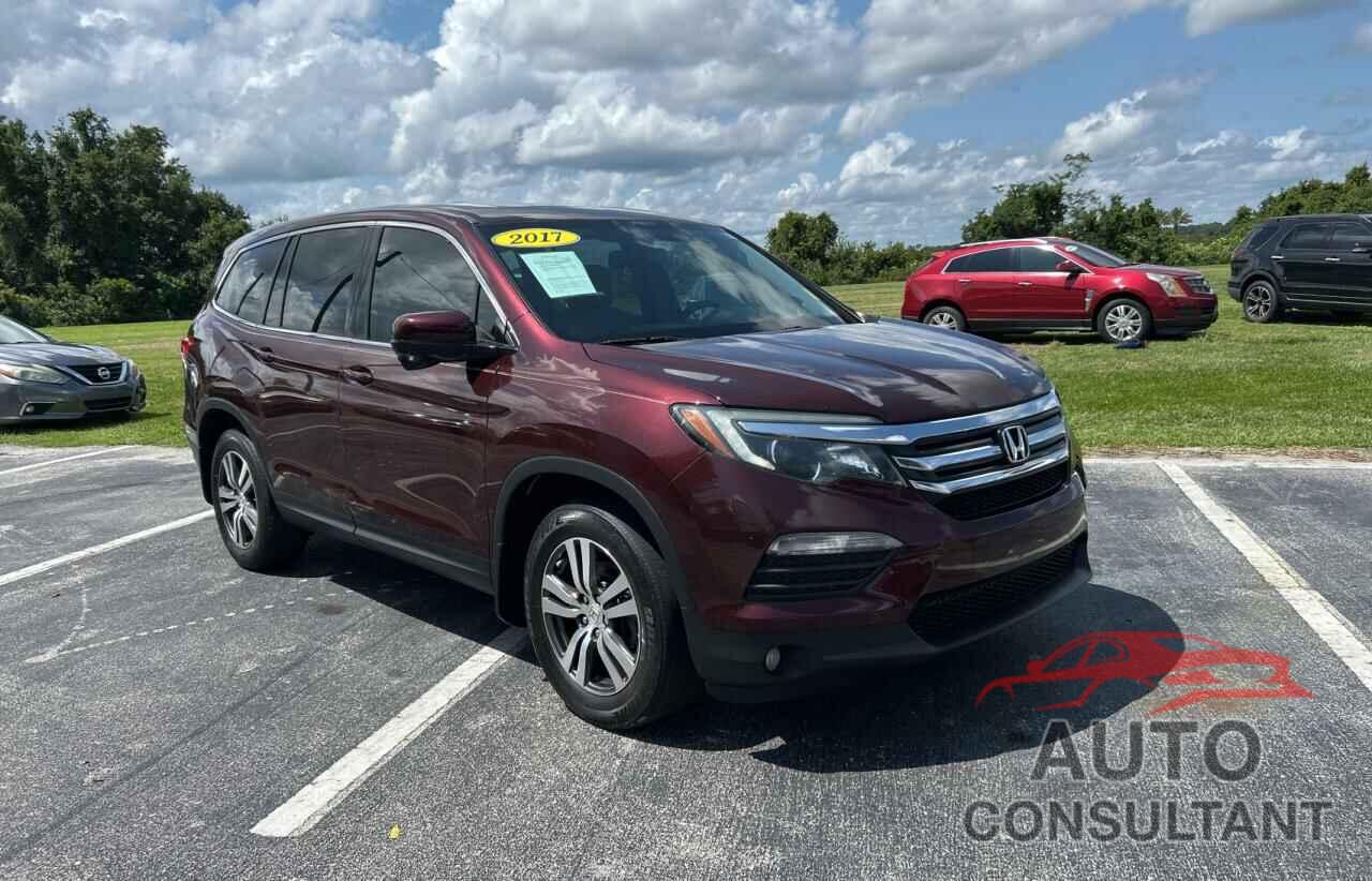 HONDA PILOT 2017 - 5FNYF5H50HB039909