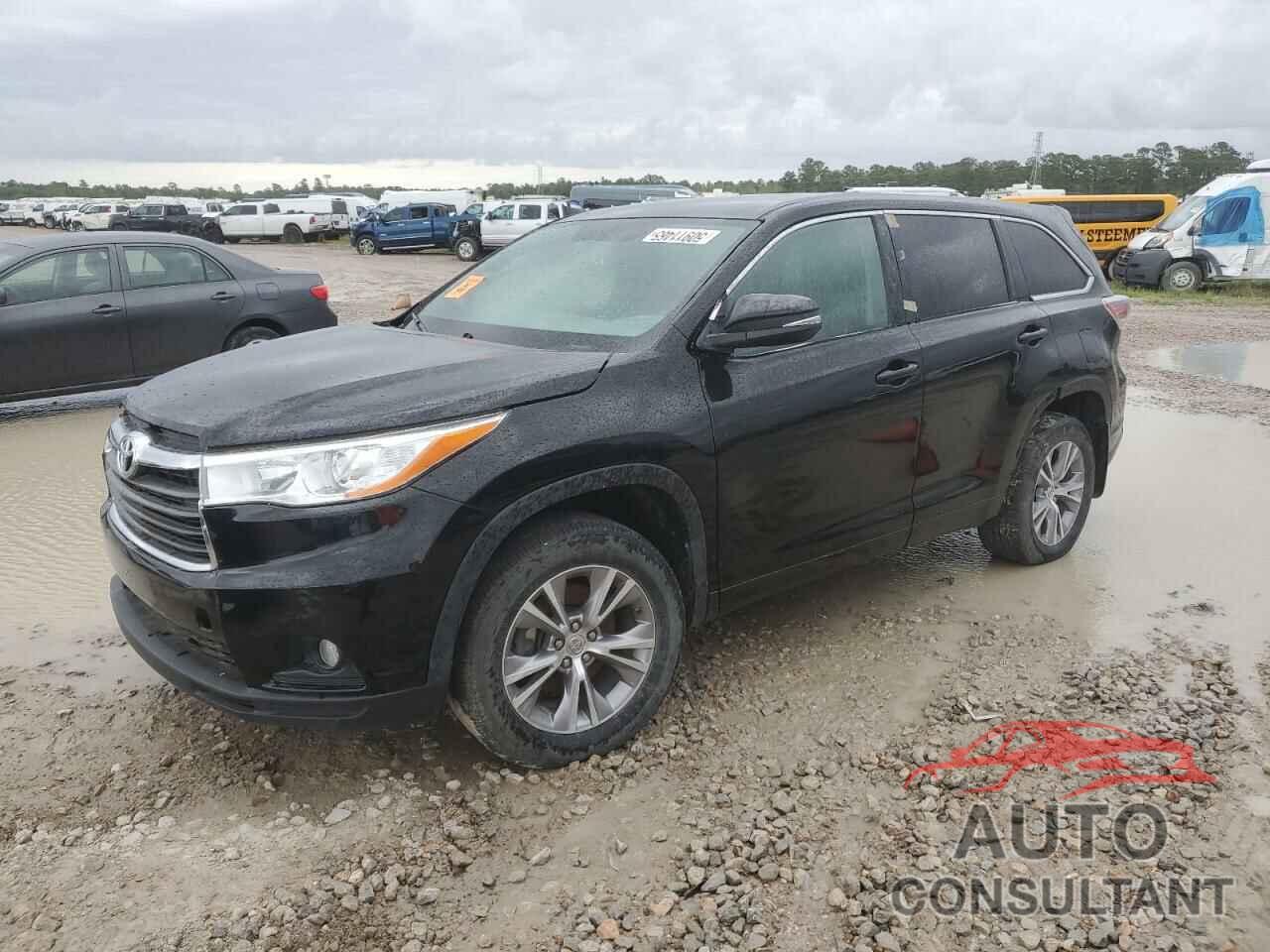 TOYOTA HIGHLANDER 2015 - 5TDBKRFHXFS170733