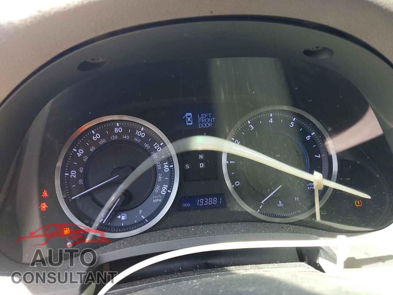 LEXUS IS 2013 - JTHBF5C22D5190134