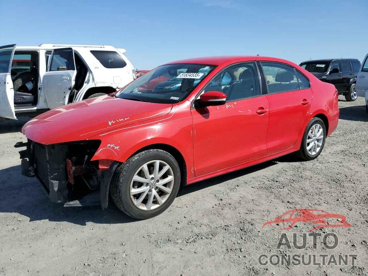 VOLKSWAGEN JETTA 2012 - 3VWDX7AJ4CM301172