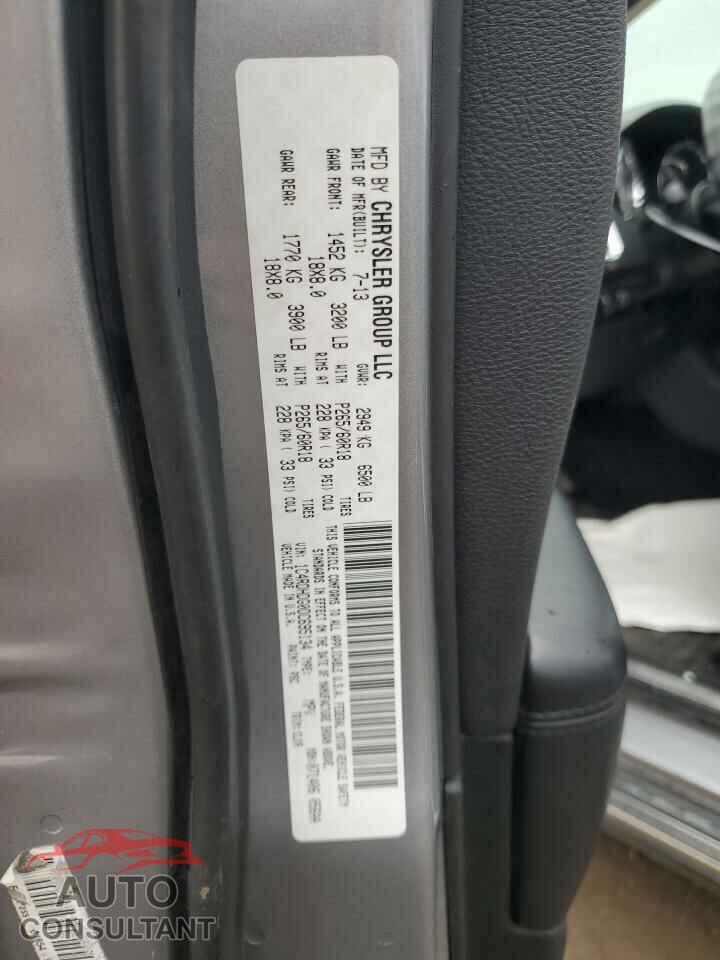 DODGE DURANGO 2013 - 1C4RDHDG0DC695134