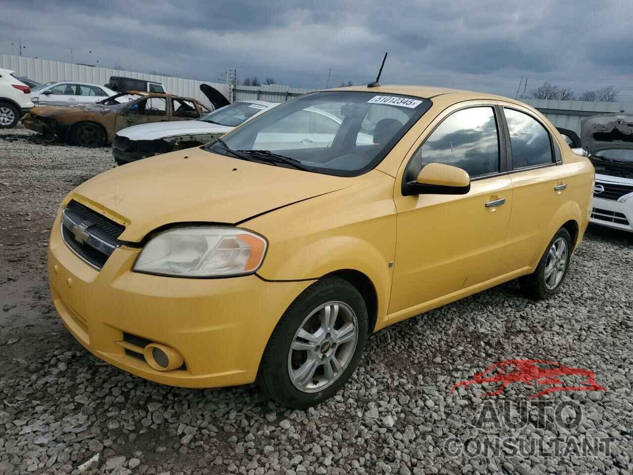 CHEVROLET AVEO 2009 - KL1TG56E89B610729