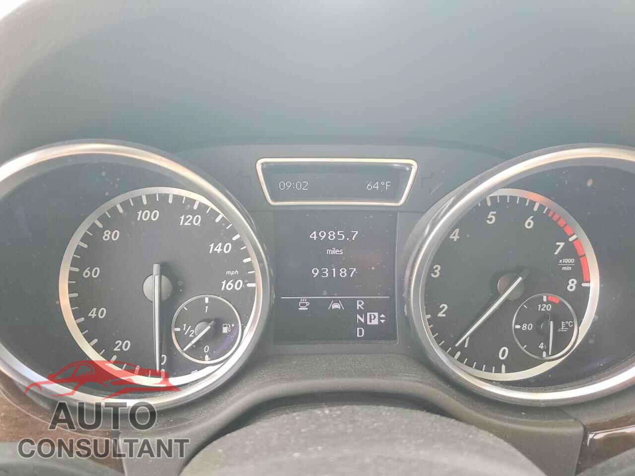 MERCEDES-BENZ M-CLASS 2012 - 4JGDA5HB5CA022278