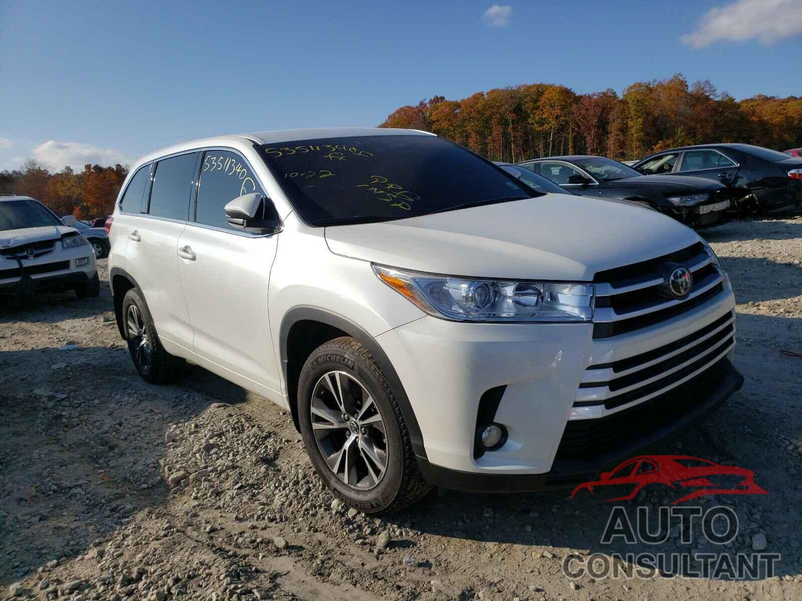 TOYOTA HIGHLANDER 2018 - 5TDBZRFH7JS831574