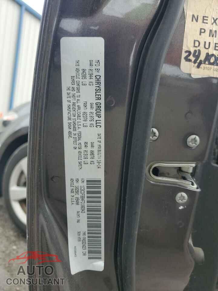 DODGE DART 2015 - 1C3CDFBB4FD186943