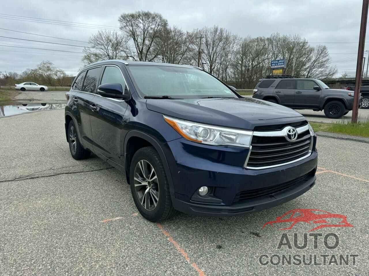 TOYOTA HIGHLANDER 2016 - 5TDJKRFH5GS232679