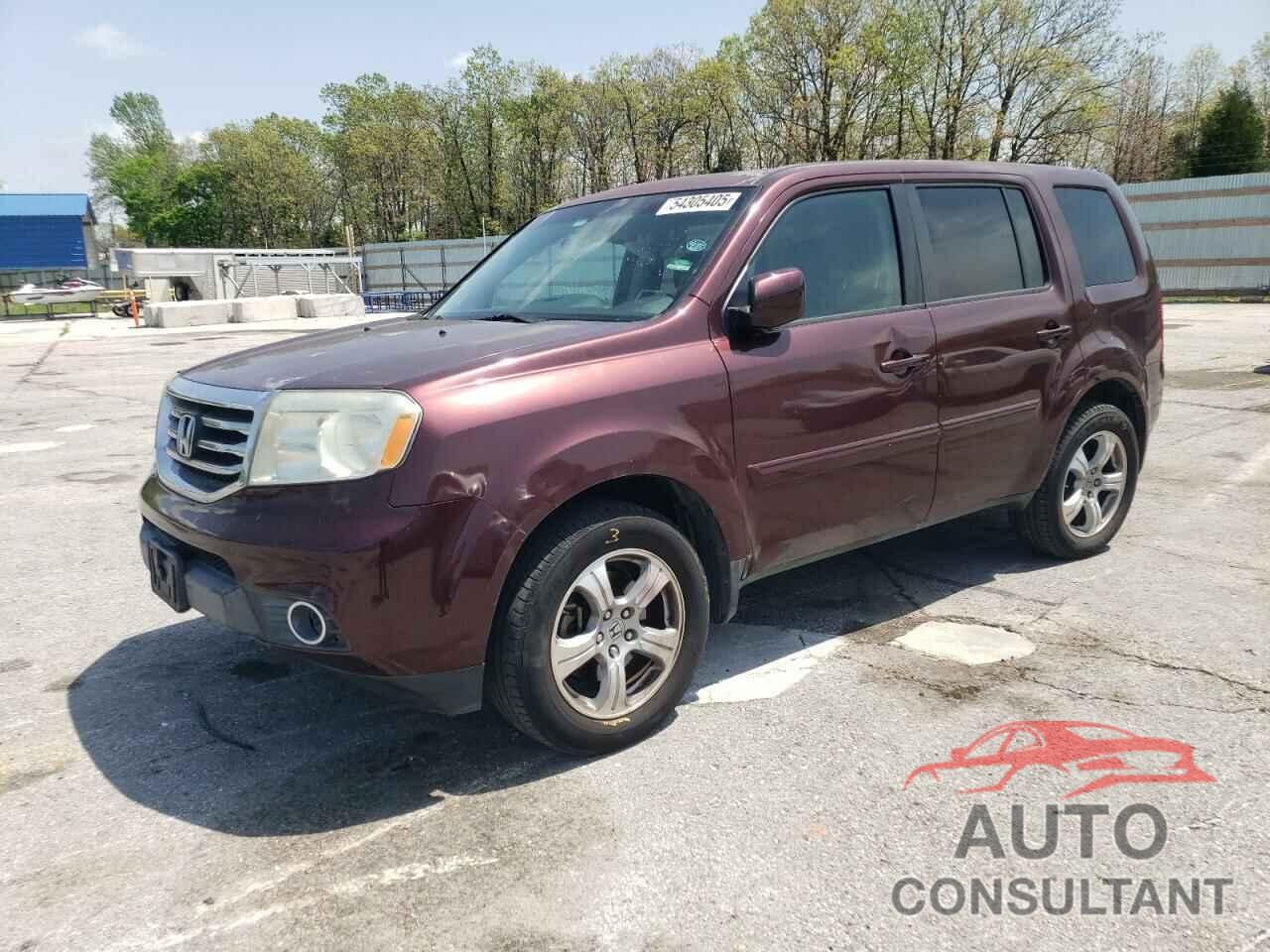 HONDA PILOT 2013 - 5FNYF3H57DB038397