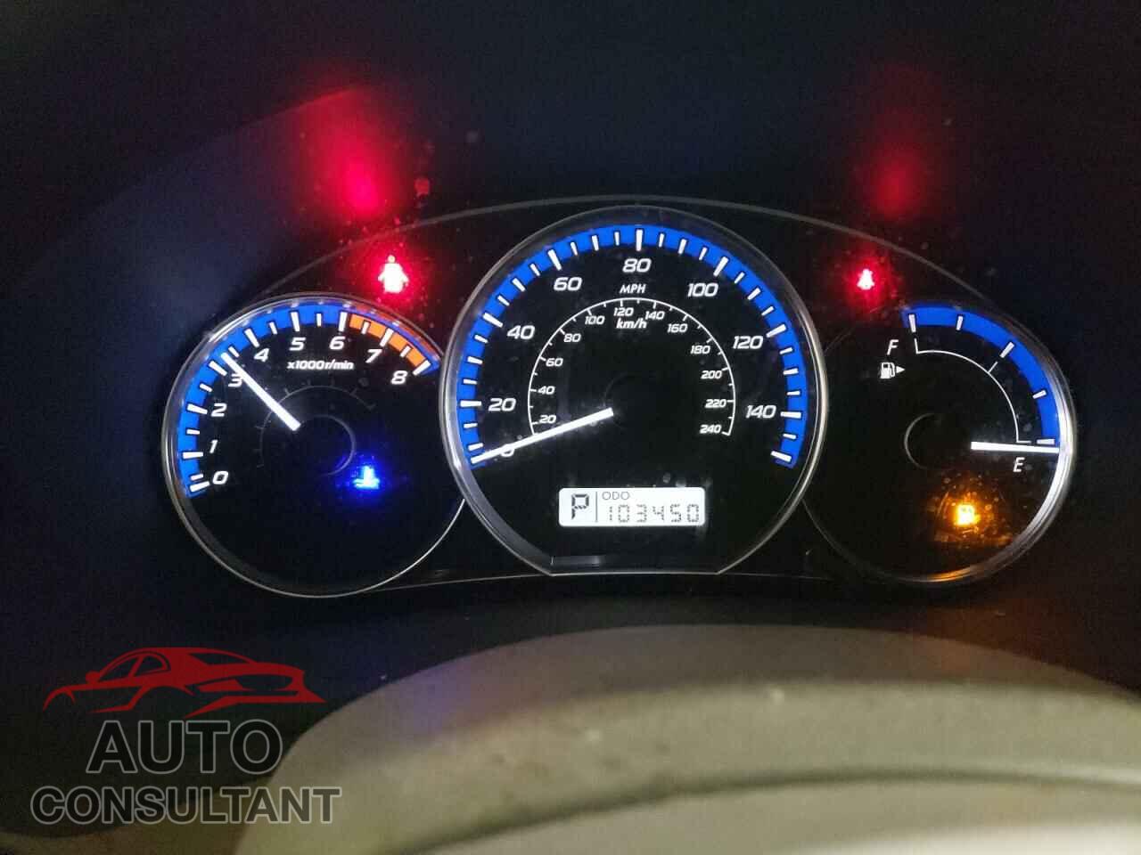 SUBARU FORESTER 2010 - JF2SH6BCXAH787068