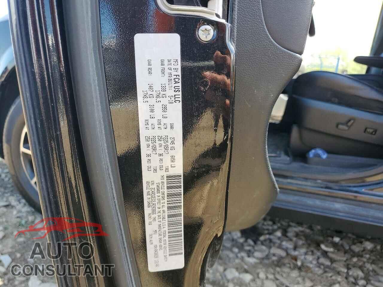 DODGE CARAVAN 2018 - 2C4RDGEG3JR283866