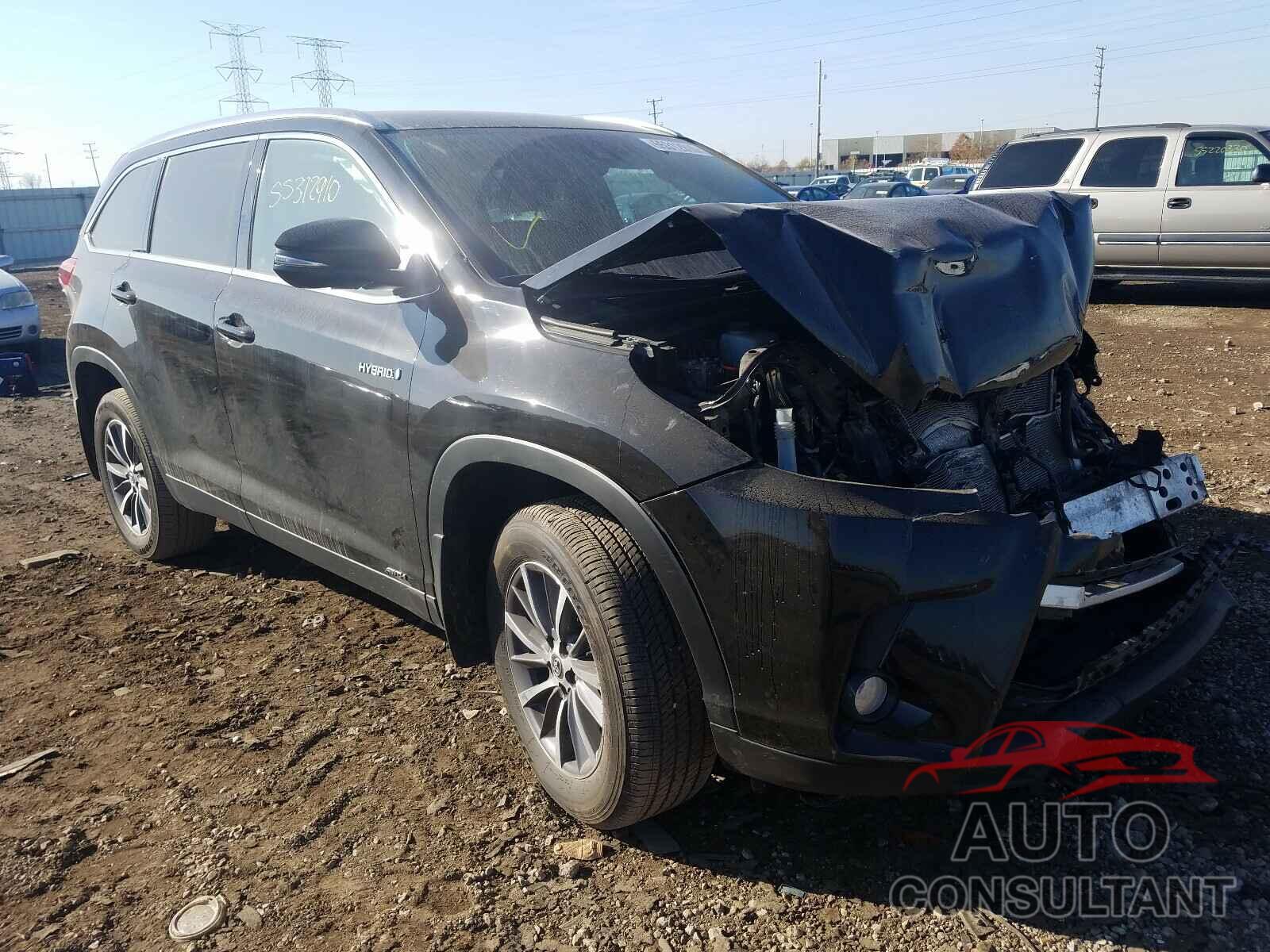 TOYOTA HIGHLANDER 2019 - 5TDJGRFHXKS052561