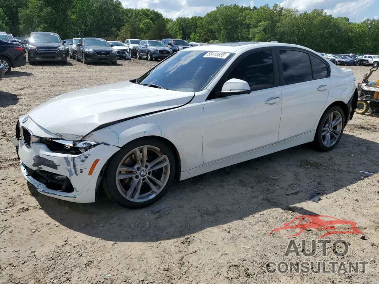 BMW 3 SERIES 2017 - WBA8E1G35HNU16731