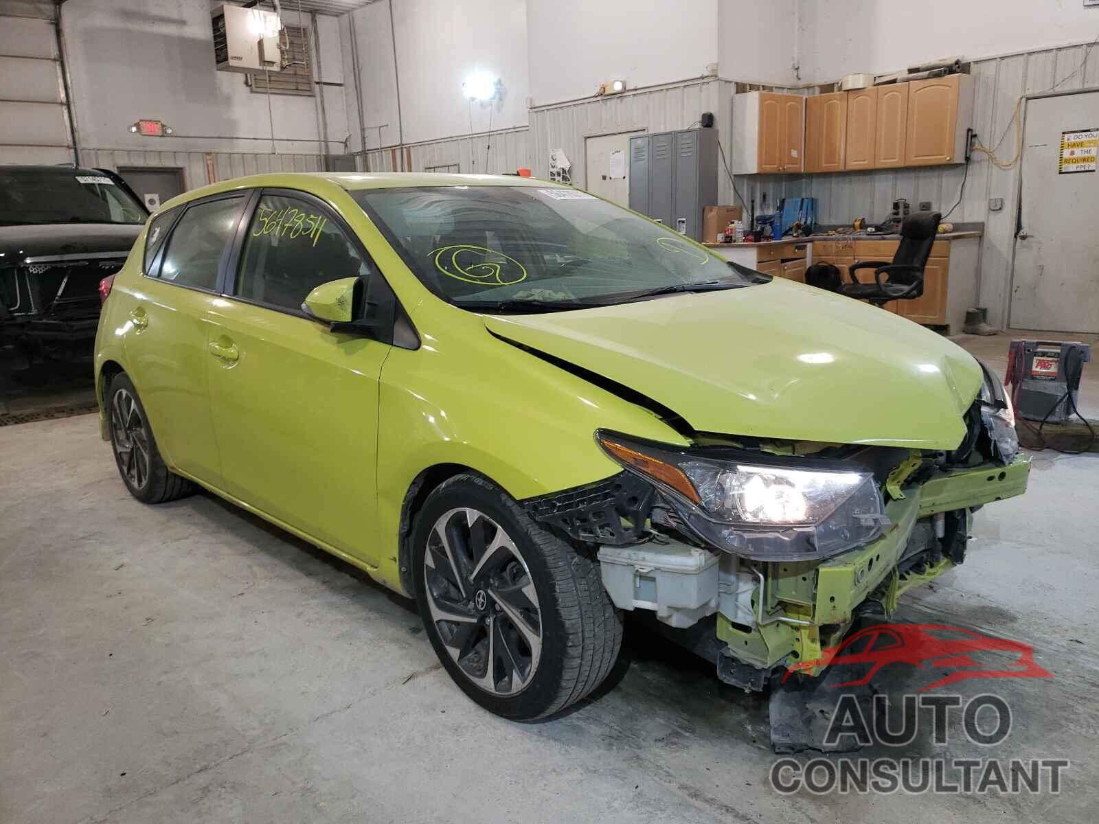 TOYOTA SCION 2016 - JTNKARJE2GJ510239