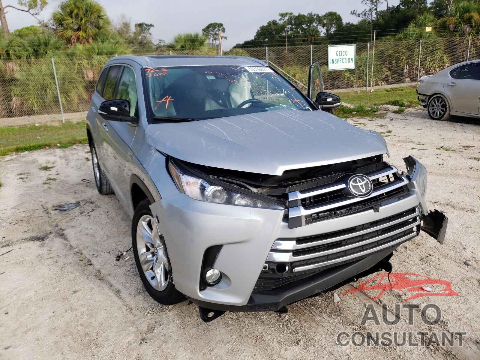 TOYOTA HIGHLANDER 2017 - 5TDYZRFHXHS199268