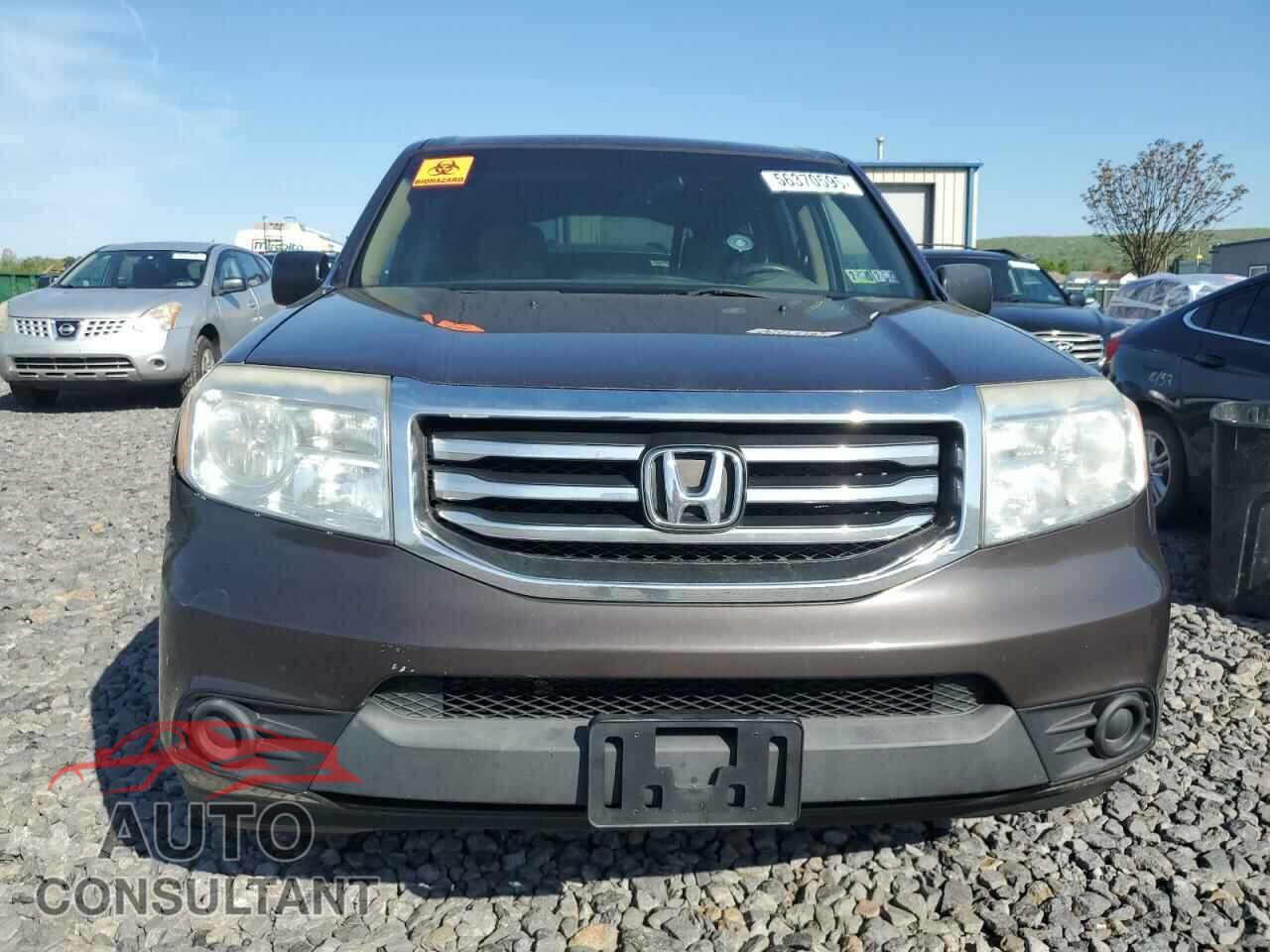 HONDA PILOT 2012 - 5FNYF4H20CB075821